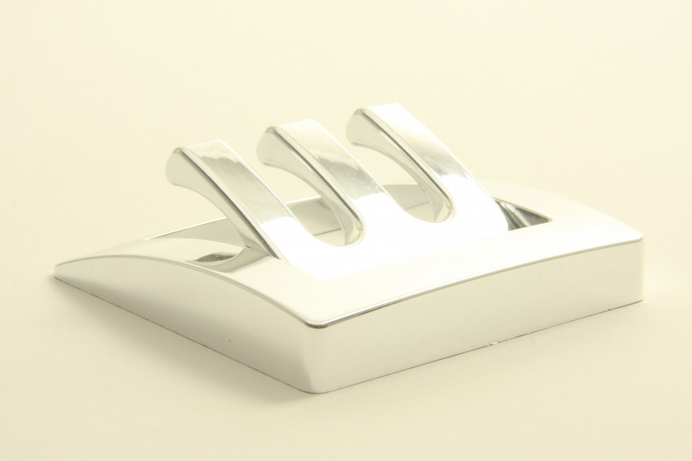 FjordOutdoor Kapstok 3-Haaks Inklapbaar Hoogglans Chroom