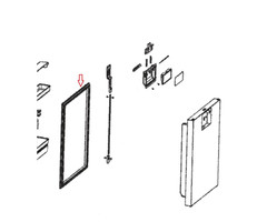 Dometic Dometic CRX80 Deurdichting Rubber