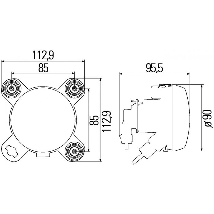 Hella Hella Grootlicht Performance H1 zonder Stadslicht