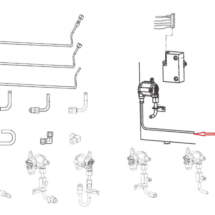 Dometic Dometic RM8551 Gastoevoerbuis Compl, D=4,75