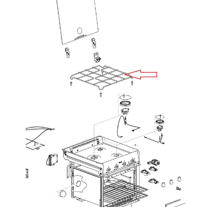 Thetford Thetford Triplex Fornuis Pannendrager