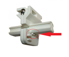 Travelvision Travel Vision R6/ R7 scharnier met ribbels