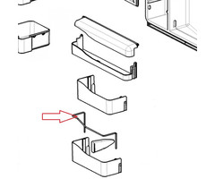 Dometic Dometic Bevestigingsbeugel Flessen RM8550 2412104206