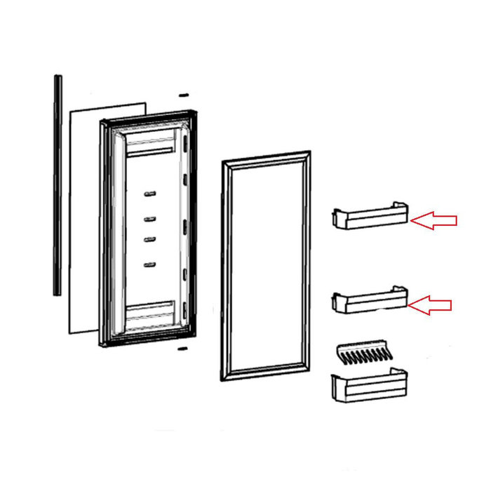 Dometic Dometic RC10470 Deurvak boven/midden