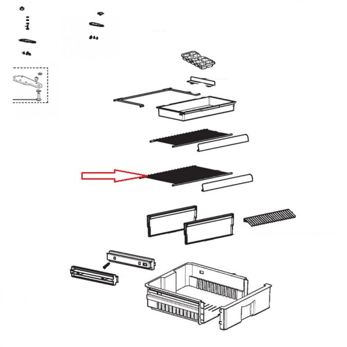 Dometic Dometic RMLT9735 Rooster Bodem