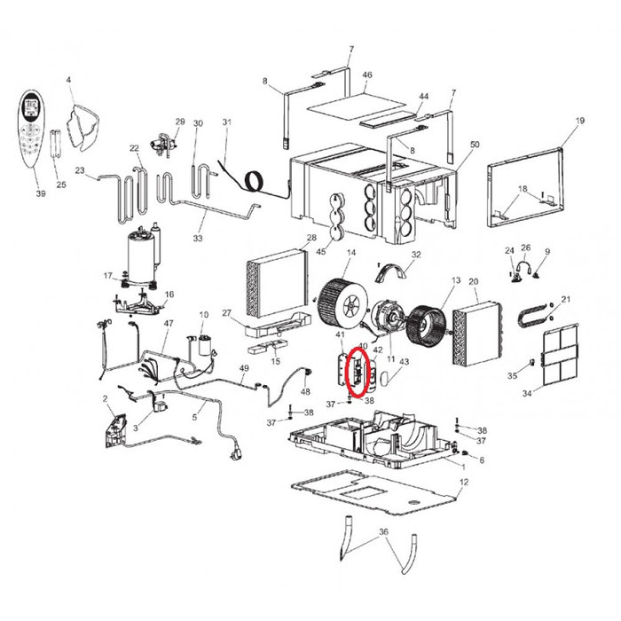 Dometic Dometic Ontvanger HB2500