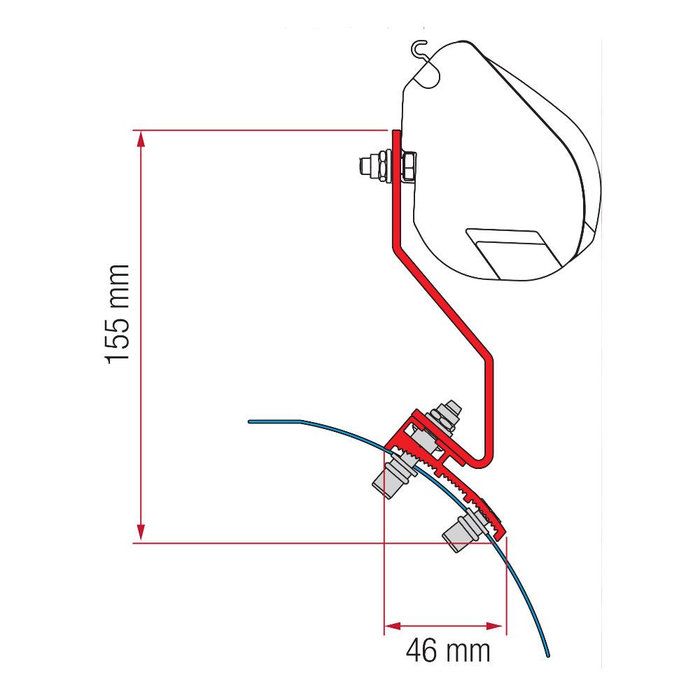 Fiamma Fiamma VW Caddy Maxi Lift Roof Kit H1-L1 >2016 F35
