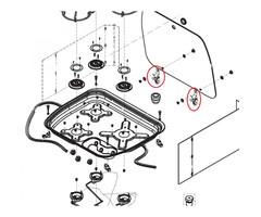 Dometic Dometic CE99-ZF460 Kit Scharnier Compleet (2pc)