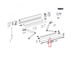 Thule Thule Lead Rail 5200 3.00 Wit