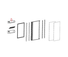 Dometic Dometic RMS10.5 Deurbakje boven