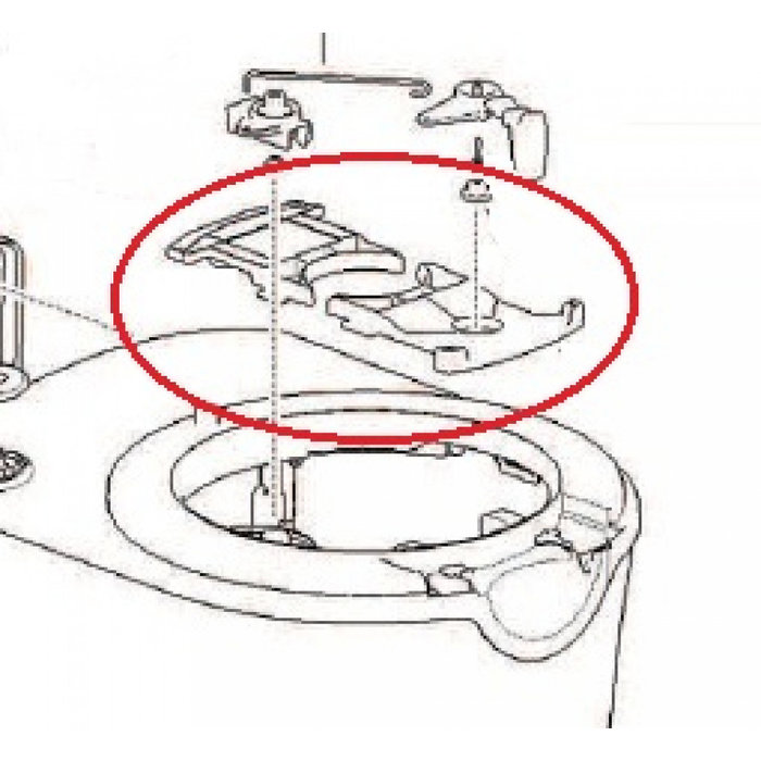 Thetford C220 Bowl Retainer Bracket
