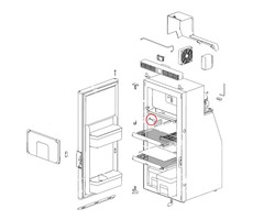 Thetford Thetford Schroef en Afdekkapje Binnenkant  (4x) T1090