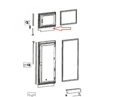 Dometic Dometic RMD8555 Dekoratieplaat Spiegel Bruin