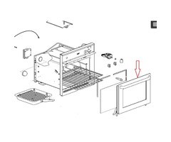 Thetford Thetford MPR 445D Oven Deur