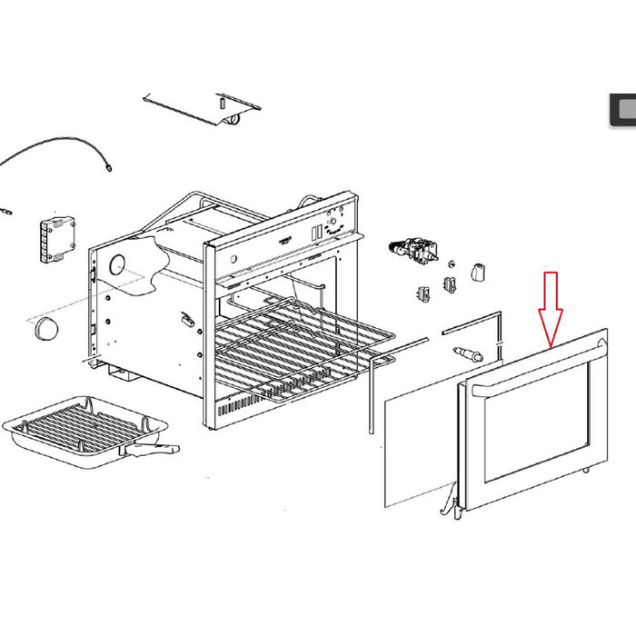 Thetford Thetford MPR 445D Oven Deur