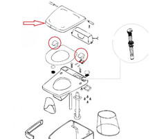 Thetford Thetford Electra Magic Scharnier Links en Rechts