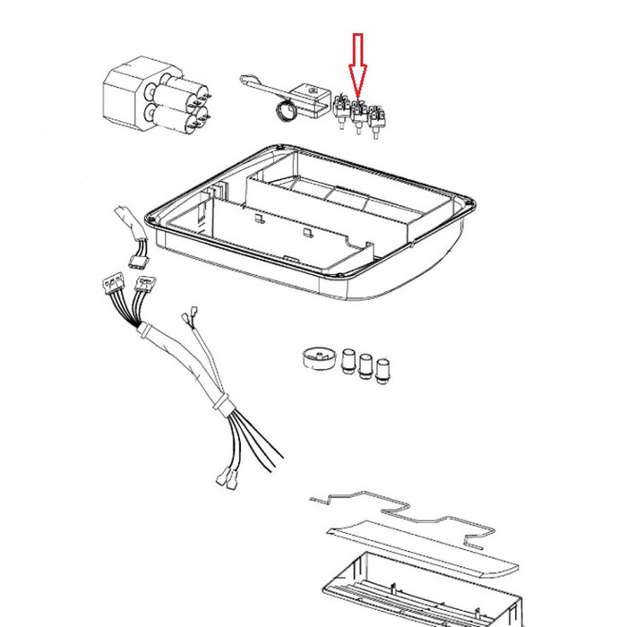 Dometic Dometic B1500 Schakelaar Warm/ Koud