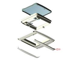 MPK MPK VisionStar M Pro Afdekkappen Binnenkader Crème