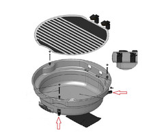 Thetford Thetford SBL3000 Spoelbak Bevestigingsclip