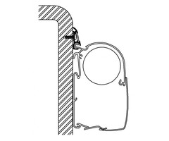 Thule Thule Caravanrail Luxe Adapter 600