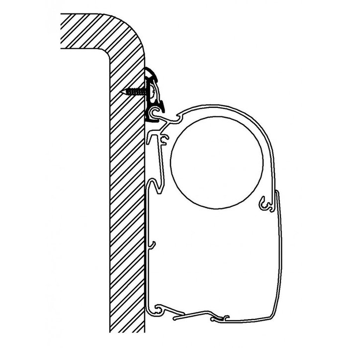 Thule Thule Caravanrail Luxe Adapter 600