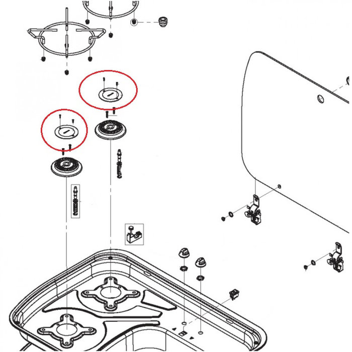 Dometic Dometic Branderdeksel