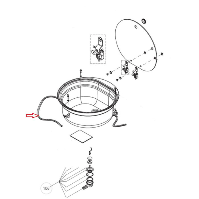 Dometic Dometic Spoelbak Profielafdichting