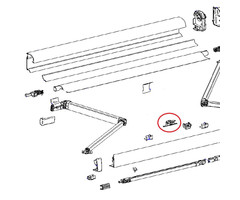 Thule Thule Central Clamp Support Arm Oval 4900