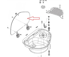 Dometic Dometic PI8802 Glasdeksel Band Links