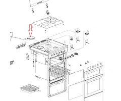Thetford Thetford Duplex Fornuis Dual Fuel Branderkop
