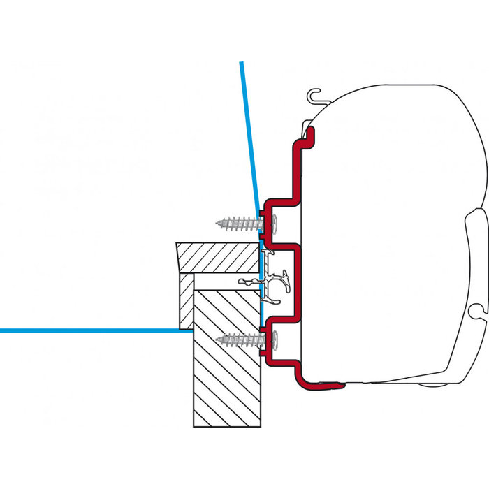 Fiamma Fiamma Hymer Exsis Adapter <2005 300 F45