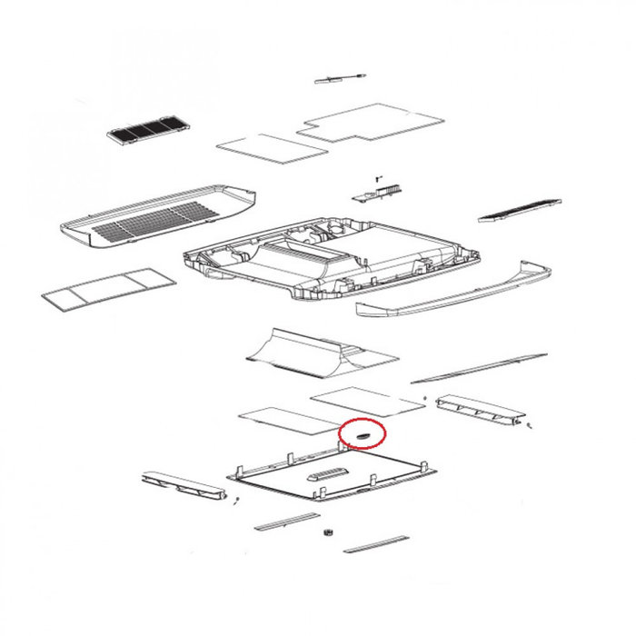 Dometic Dometic Afdekkapje Airco B2200