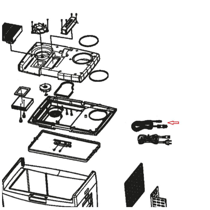 Dometic Dometic Koelbox Verbindingskabel AC/DC T35