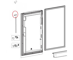 Dometic Dometic RM8550 Deurvergendeling Links Scharnier