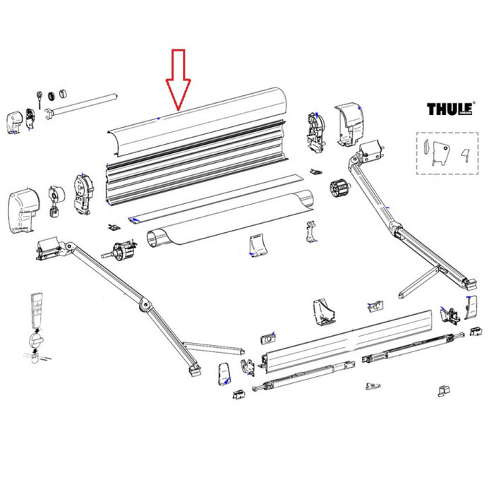 Thule Thule Roof Housing 8000 4.00