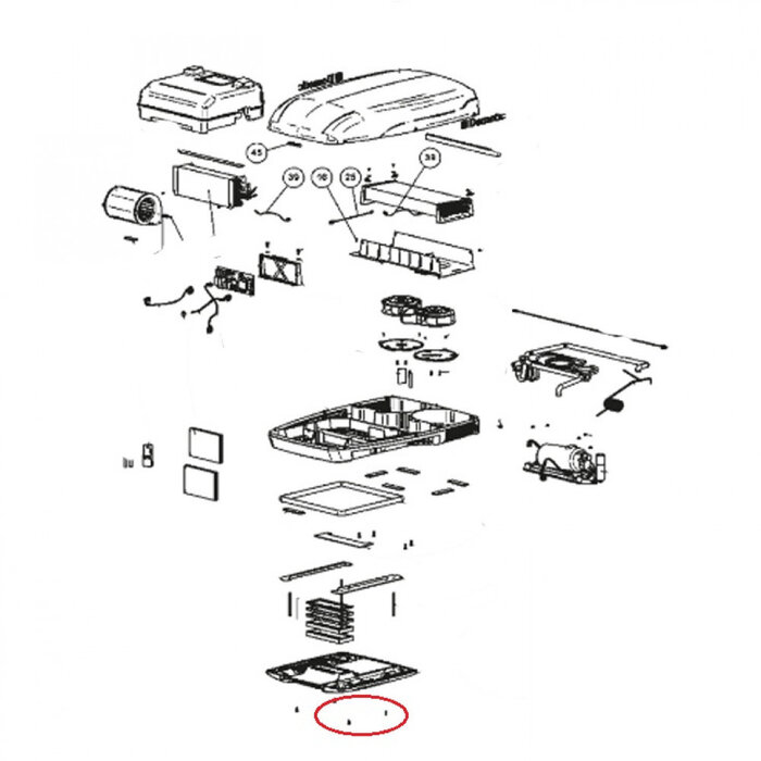 Dometic Dometic B1600 Plus Bevestigingsbout nr.53