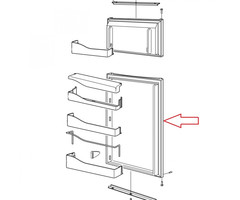 Dometic Dometic RM7501 Koelkastdeur