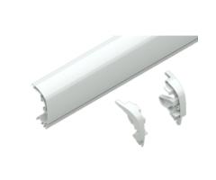 Fiamma Fiamma F80S Lead Rail met Afdekkap 320 Polar White