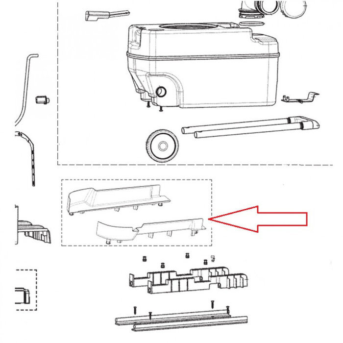 Dometic Dometic CTS4110 Drager Rechts En Links