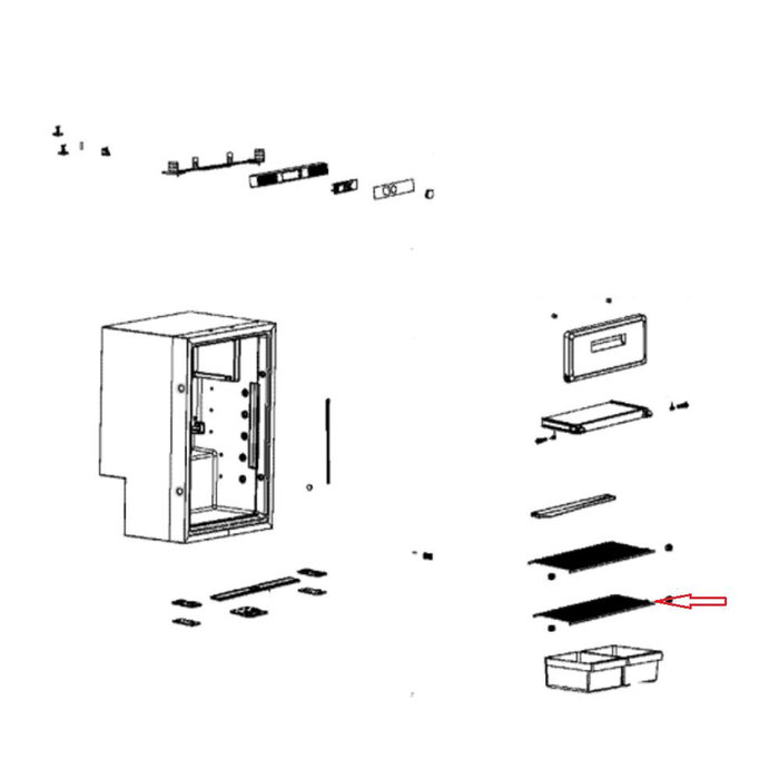Dometic Dometic RMS10.5 Onder Rooster