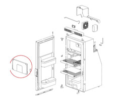 Thetford Thetford Diepvriesdeur met Magneetsluiting T1090