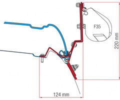Fiamma Fiamma Mercedes V-Class/Marco Polo Kit H1-L2 >2014 F35/F45