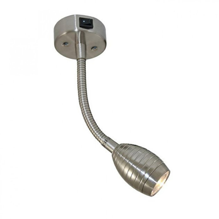 FjordOutdoor Neso Flex 12V 1,4W LED spot Satin Nickel