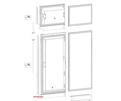 Dometic Dometic Decoratieplaat Deur RMD8505
