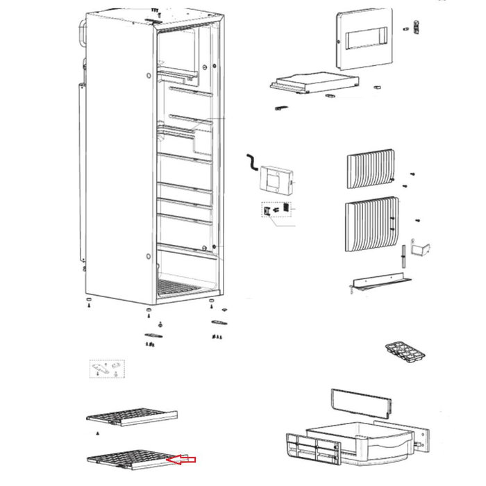Dometic Dometic RML9330 Rooster Bodem 34.8x30.3