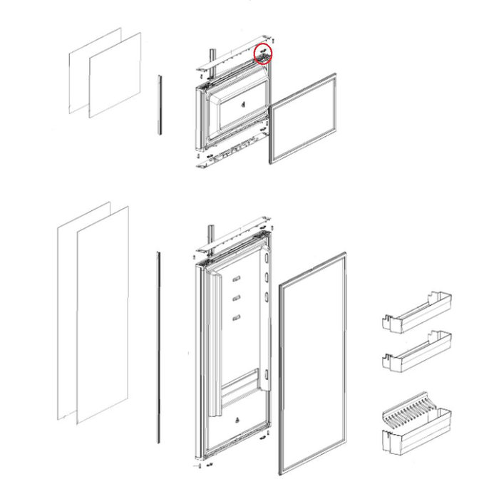 Dometic Dometic RM10.5 Diepvriesdeur houder