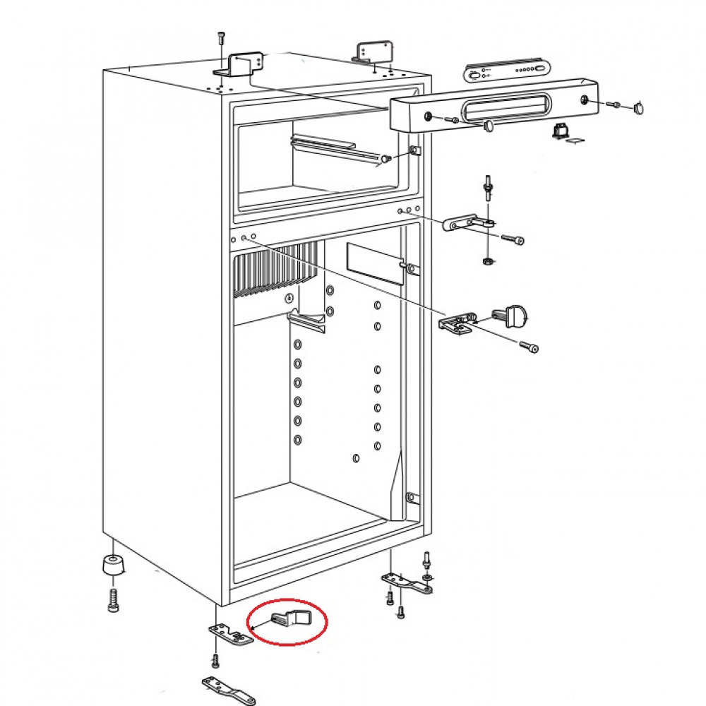 Dometic Dometic RM7505 Hendel Onderaan Rechts