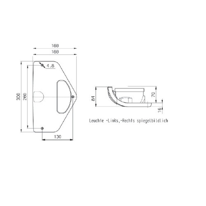 Jokon Jokon Reflector 2000 Driehoekig Rood