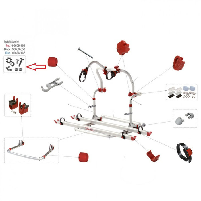 Fiamma Fiamma Installatie kit Carry-Bike Pro C 98656-168
