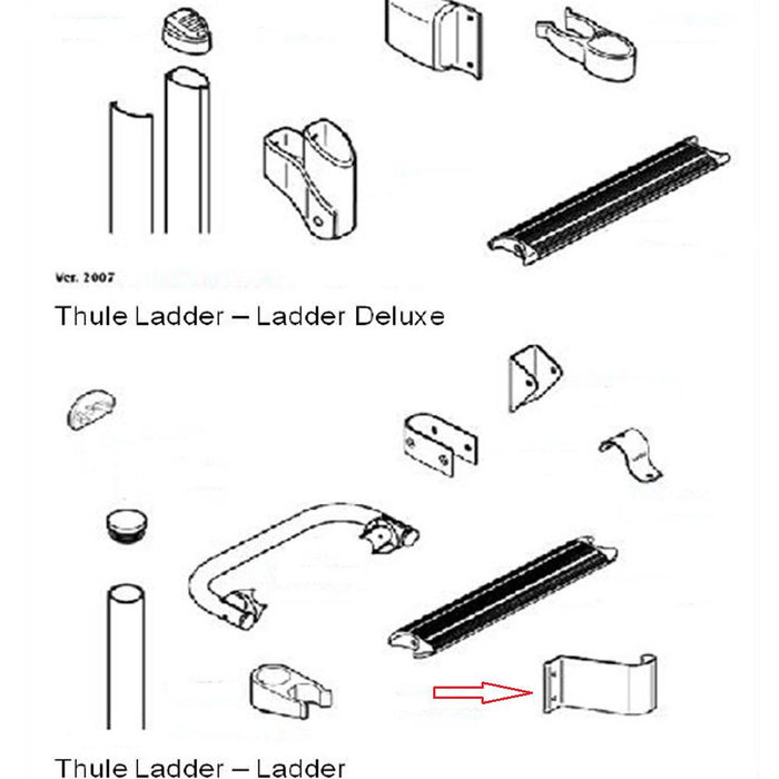 Thule Thule Ladder Zijbevestigings Beugel